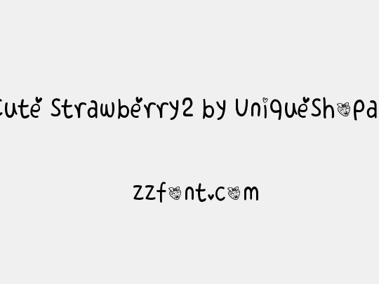 Cute Strawberry2 by UniqueShopaholic