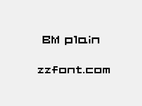 BM plain