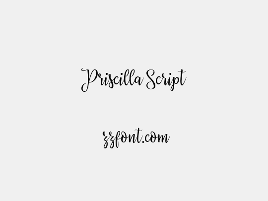 Priscilla Script