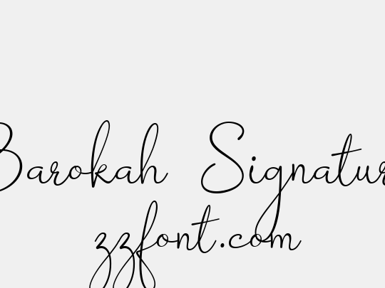 Barokah Signature