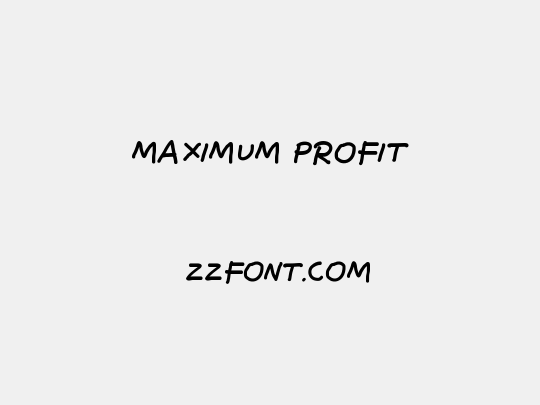Maximum Profit