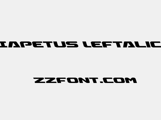 Iapetus Leftalic