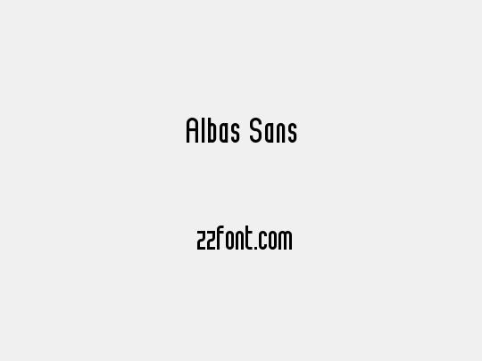 Albas Sans
