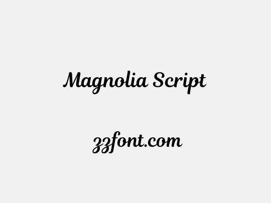 Magnolia Script