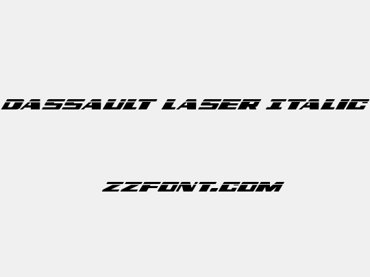 Dassault Laser Italic