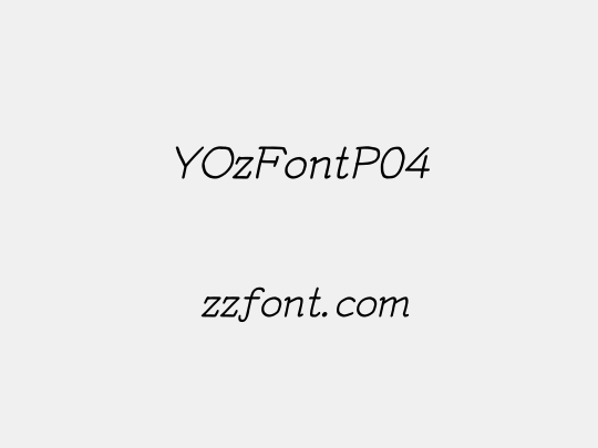 YOzFontP04
