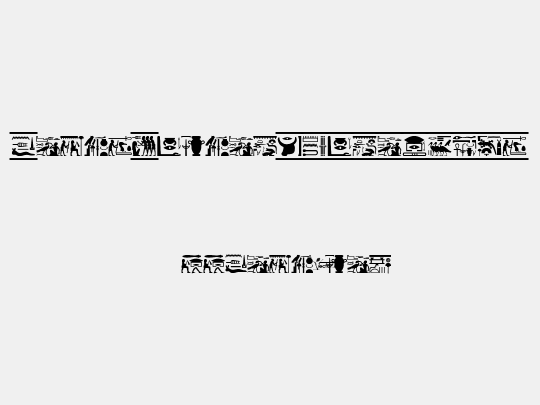 FontsVectorHIEROGLYPS