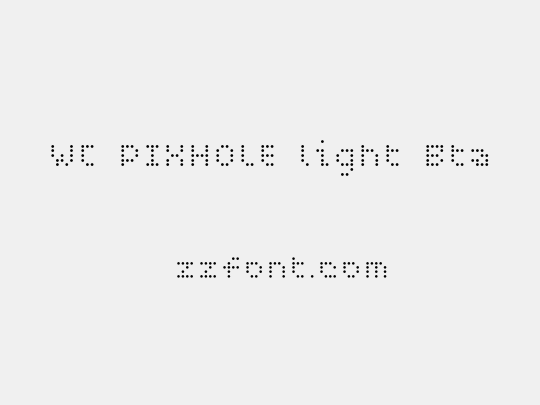 WC PIXHOLE light Bta