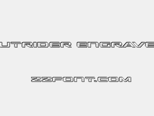Outrider Engraved