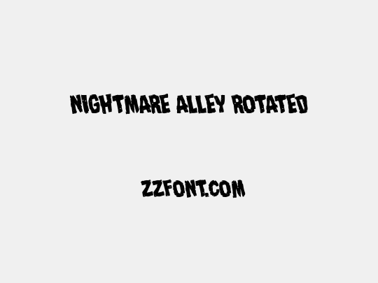 Nightmare Alley Rotated