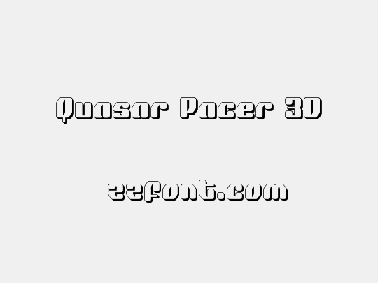 Quasar Pacer 3D