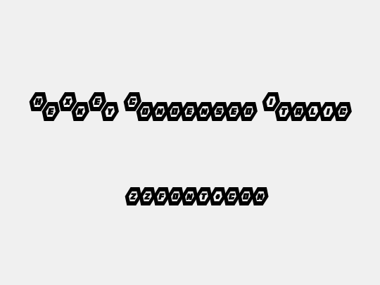 HeXkEy Condensed Italic
