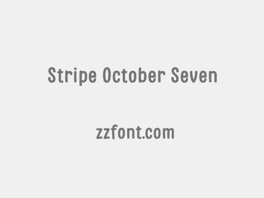 Stripe October Seven