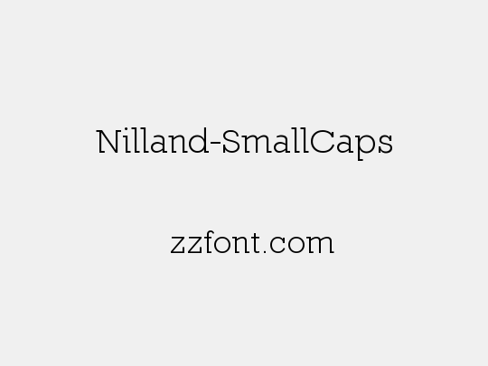 Nilland-SmallCaps
