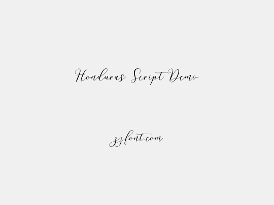 Honduras Script Demo