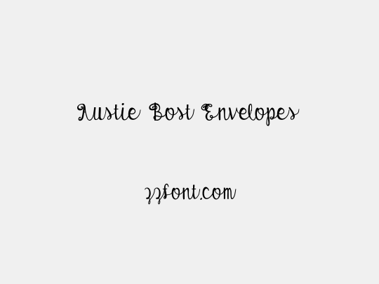 Austie Bost Envelopes