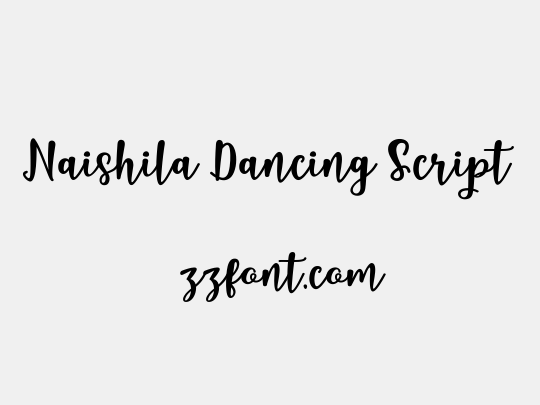 Naishila Dancing Script