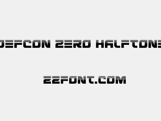 Defcon Zero Halftone