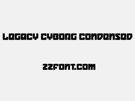 Legacy Cyborg Condensed
