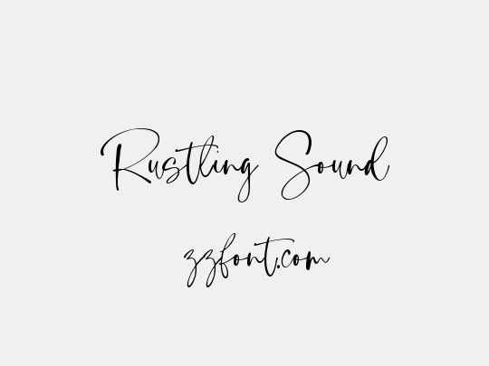 Rustling Sound