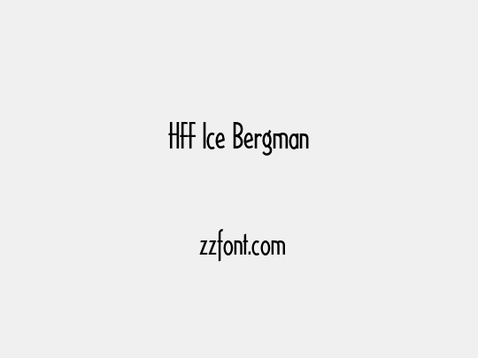 HFF Ice Bergman