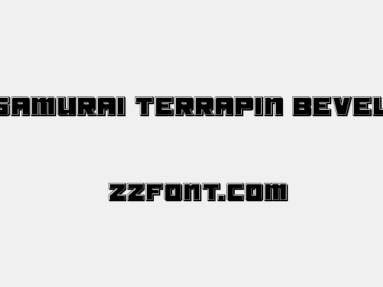 Samurai Terrapin Bevel