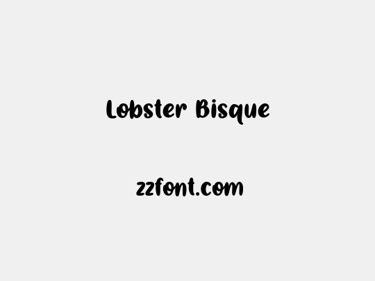 Lobster Bisque