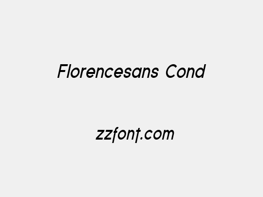 Florencesans Cond