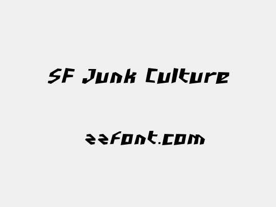 SF Junk Culture