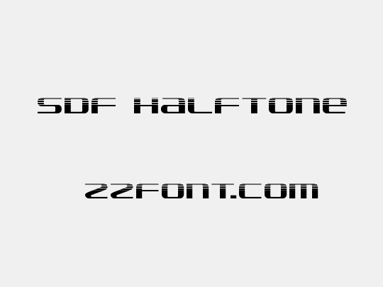 SDF Halftone