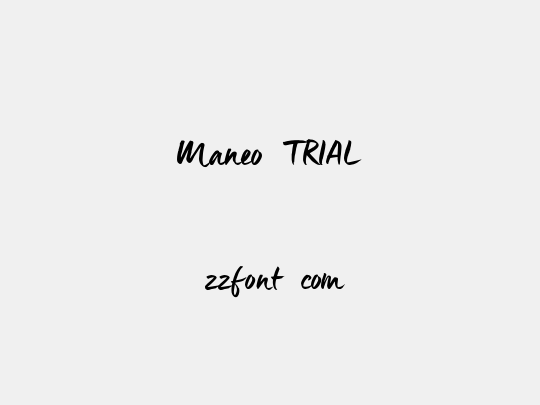 Maneo_TRIAL
