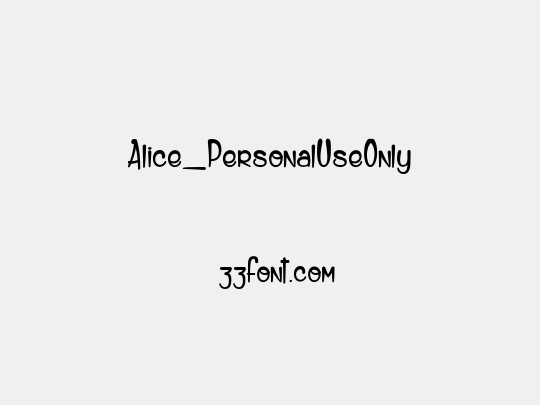 Alice_PersonalUseOnly