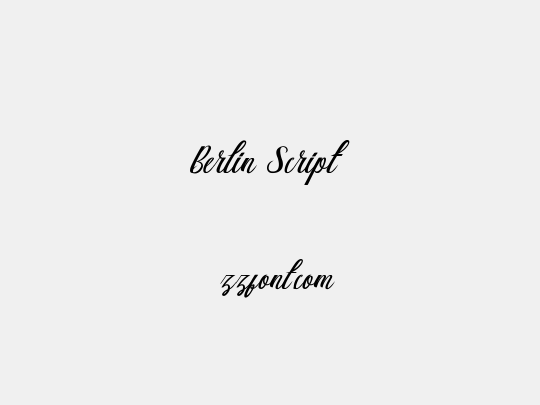 Berlin Script
