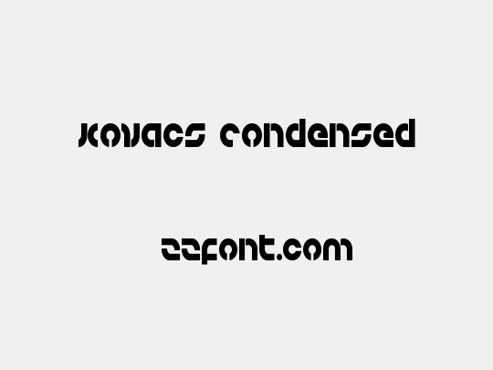 Kovacs Condensed