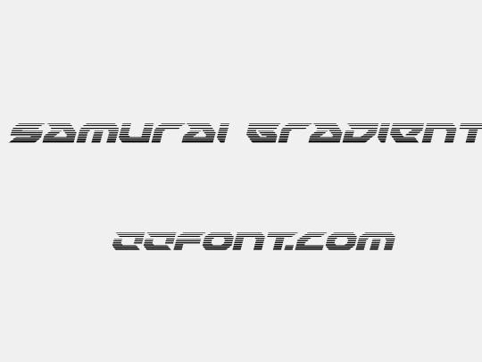 Royal Samurai Gradient Italic