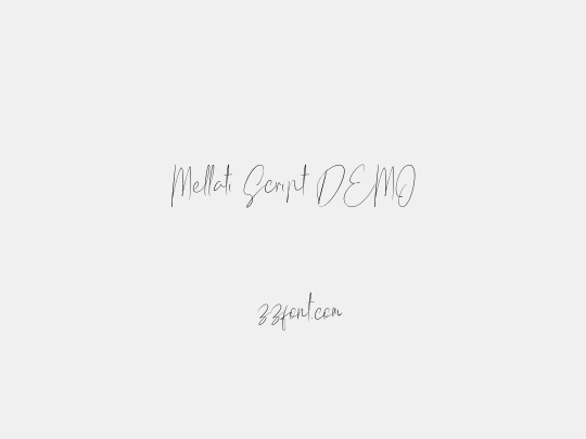 Mellati Script DEMO