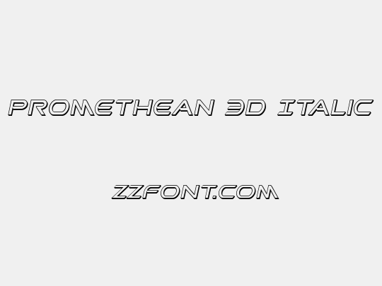 Promethean 3D Italic