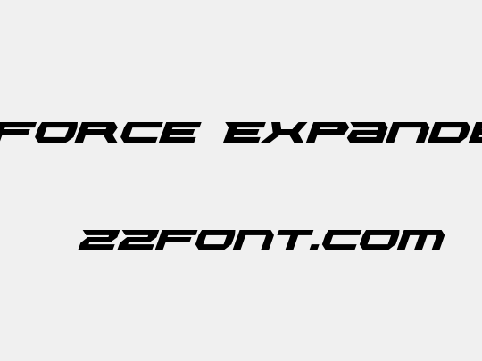 Lethal Force Expanded Italic