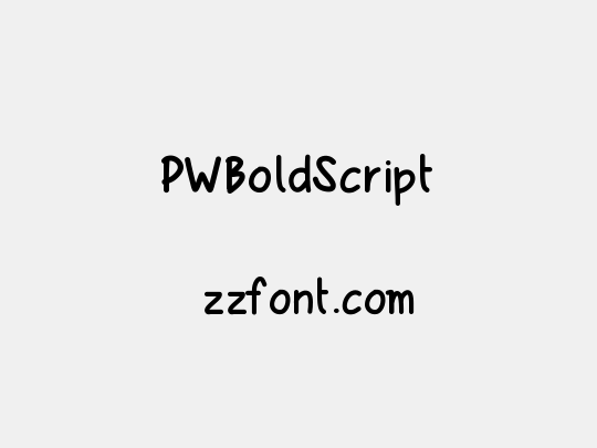 PWBoldScript