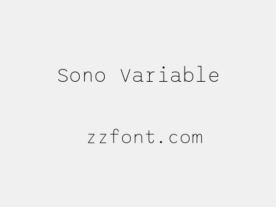 Sono Variable