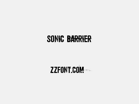 Sonic Barrier