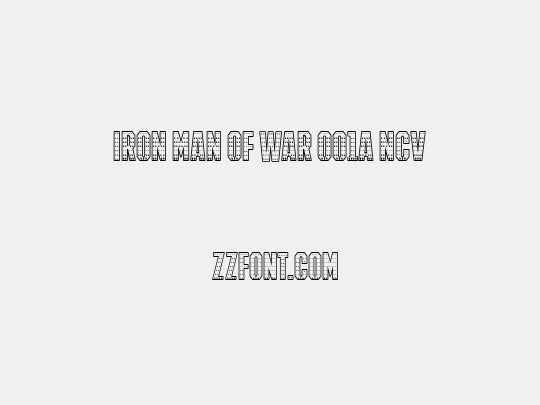 IRON MAN OF WAR 001A NCV