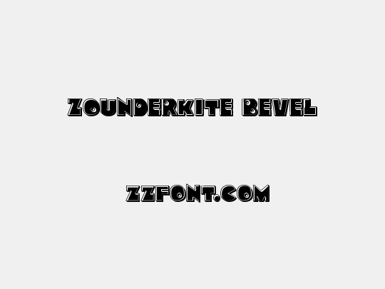 Zounderkite Bevel