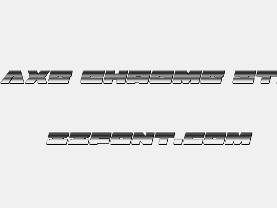 Bad Axe Chrome Italic