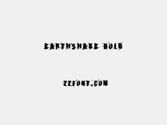 Earthshake Bold