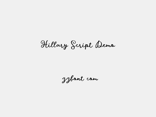Hillary Script Demo