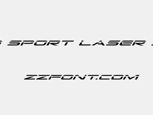 Grand Sport Laser Italic