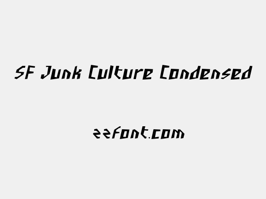 SF Junk Culture Condensed