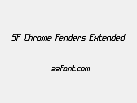 SF Chrome Fenders Extended