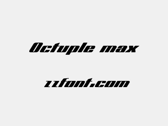 Octuple max